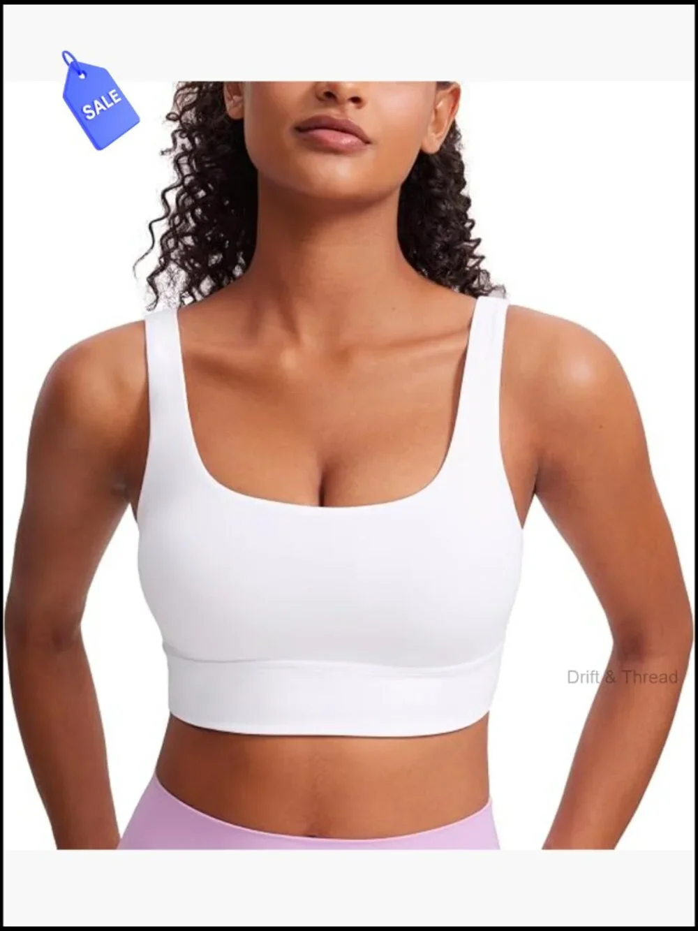 Butterluxe U-Back Sports Bra - Light Support Yoga Bra with Removable Pads,